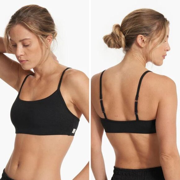 Vuori Other - NWOT Vuori DreamKnit™ Halo Essential Bra in Black Heather, Size XS